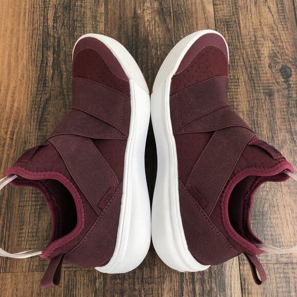 Vans Ultrarange Gore Slip On Ultracush Lite Trainer Shoe Size 7.5 Red Purple - Picture 6 of 14